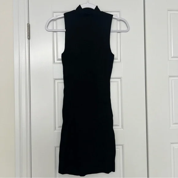 Dynamite Mock Neck Ribbed Mini Dress - Picture 3 of 8